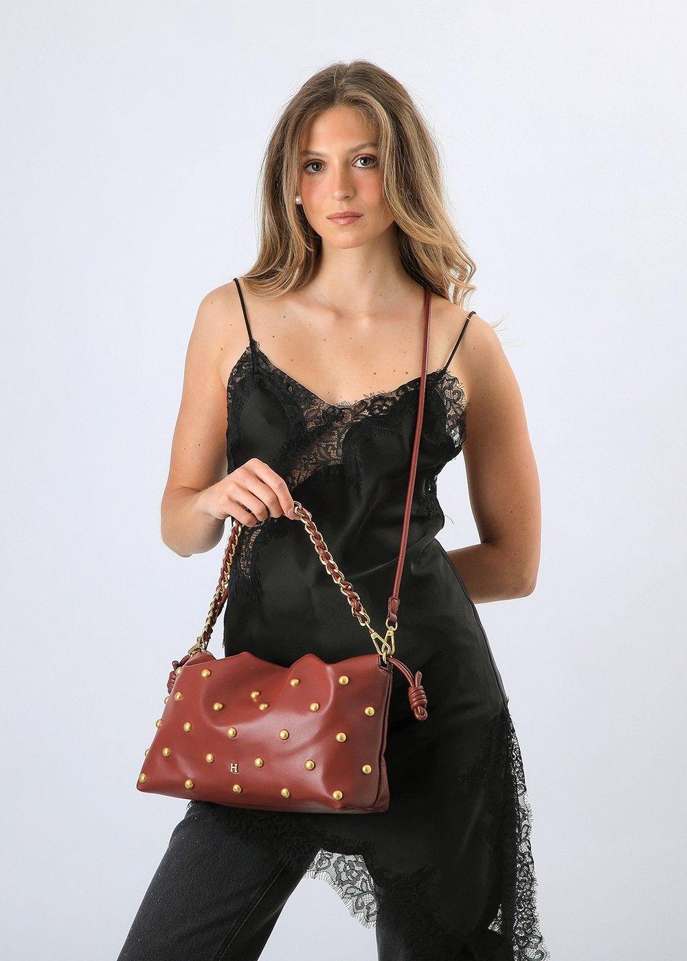 Cartera Cruzada Jena Burgundy Humana-3