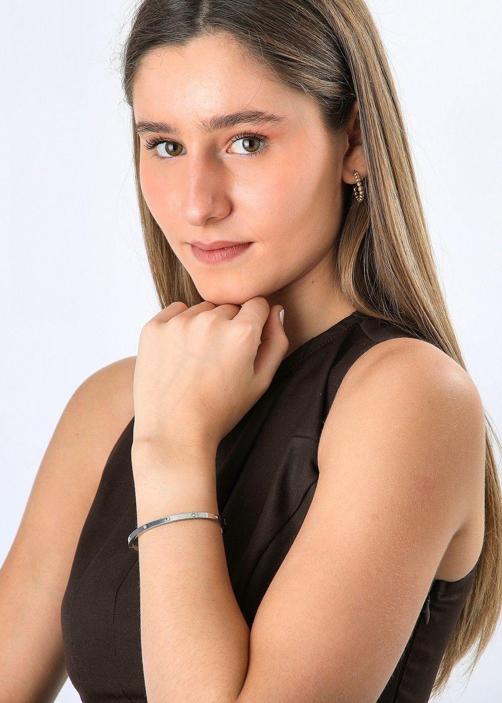Pulsera Esclava Farah Silver Humana-2