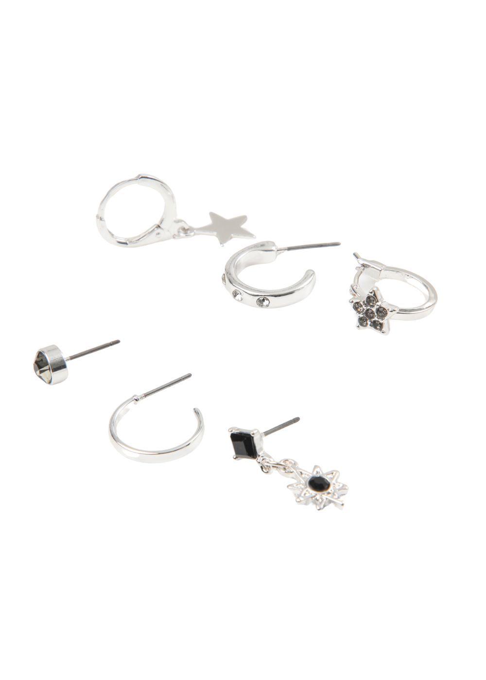Aros Set Sabina Plateado i-D-0