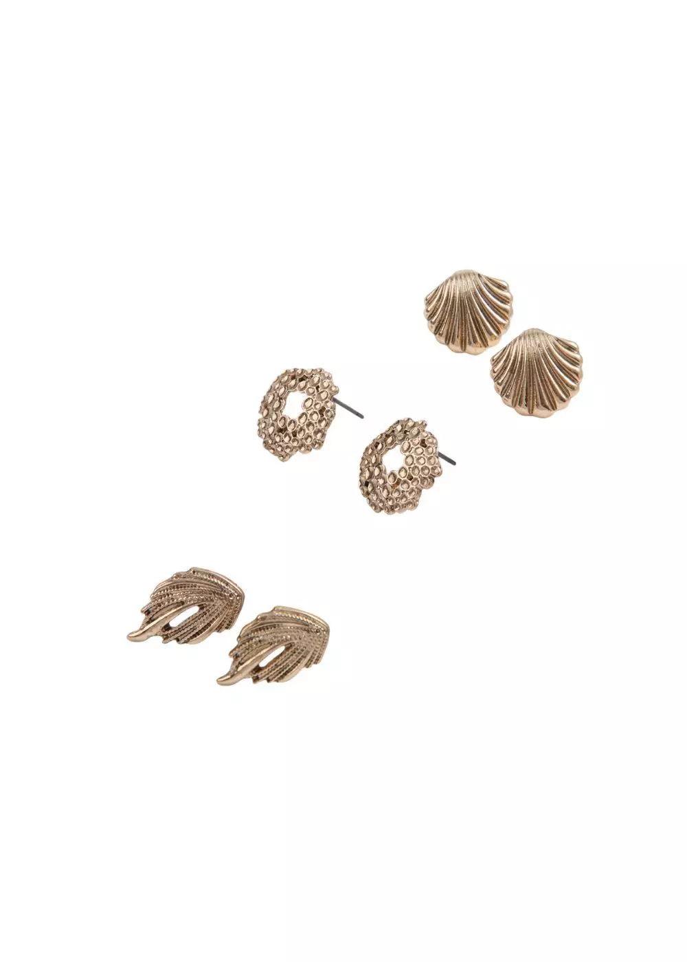 Set de 3 aros Sienna Dorado ID-0