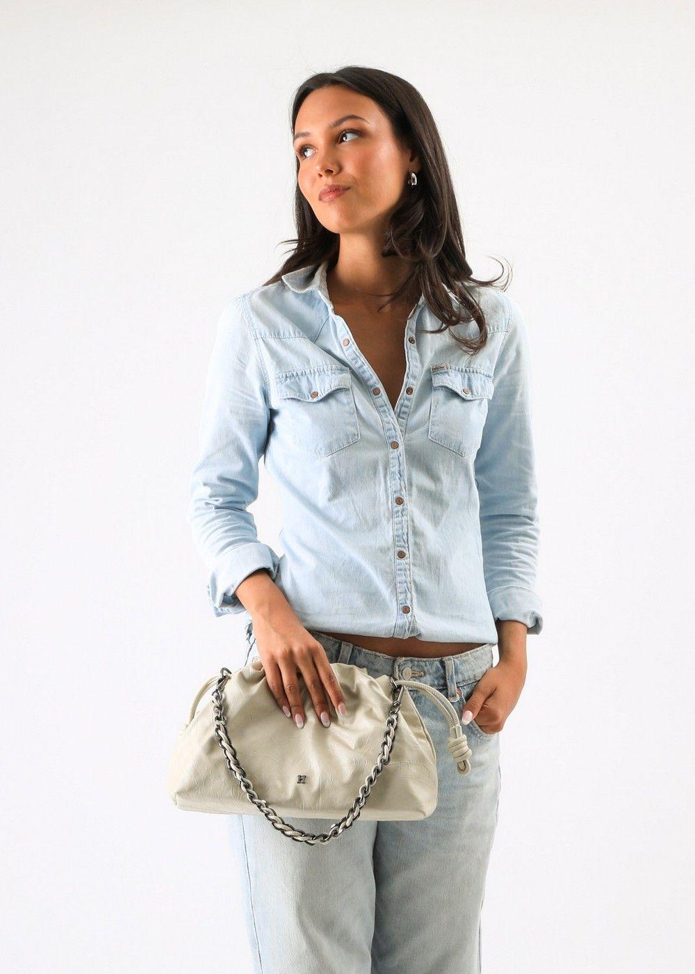 Cartera Cruzada Aline Ivory Humana-4