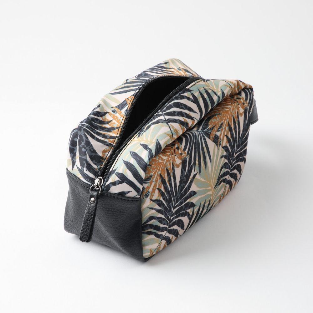 Cosmetiquero Solid Palmas Beige Humana-2