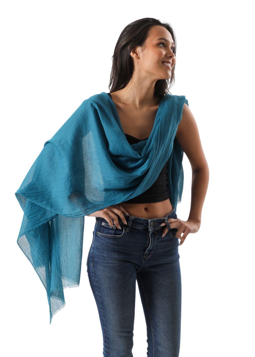 Pañuelo Liso Morelia Azul i-D-1