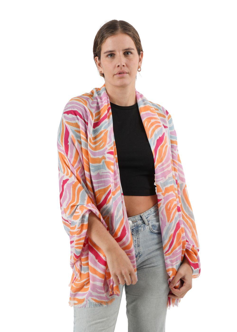 Pañuelo Estampado Jacinto Rosado Humana-2