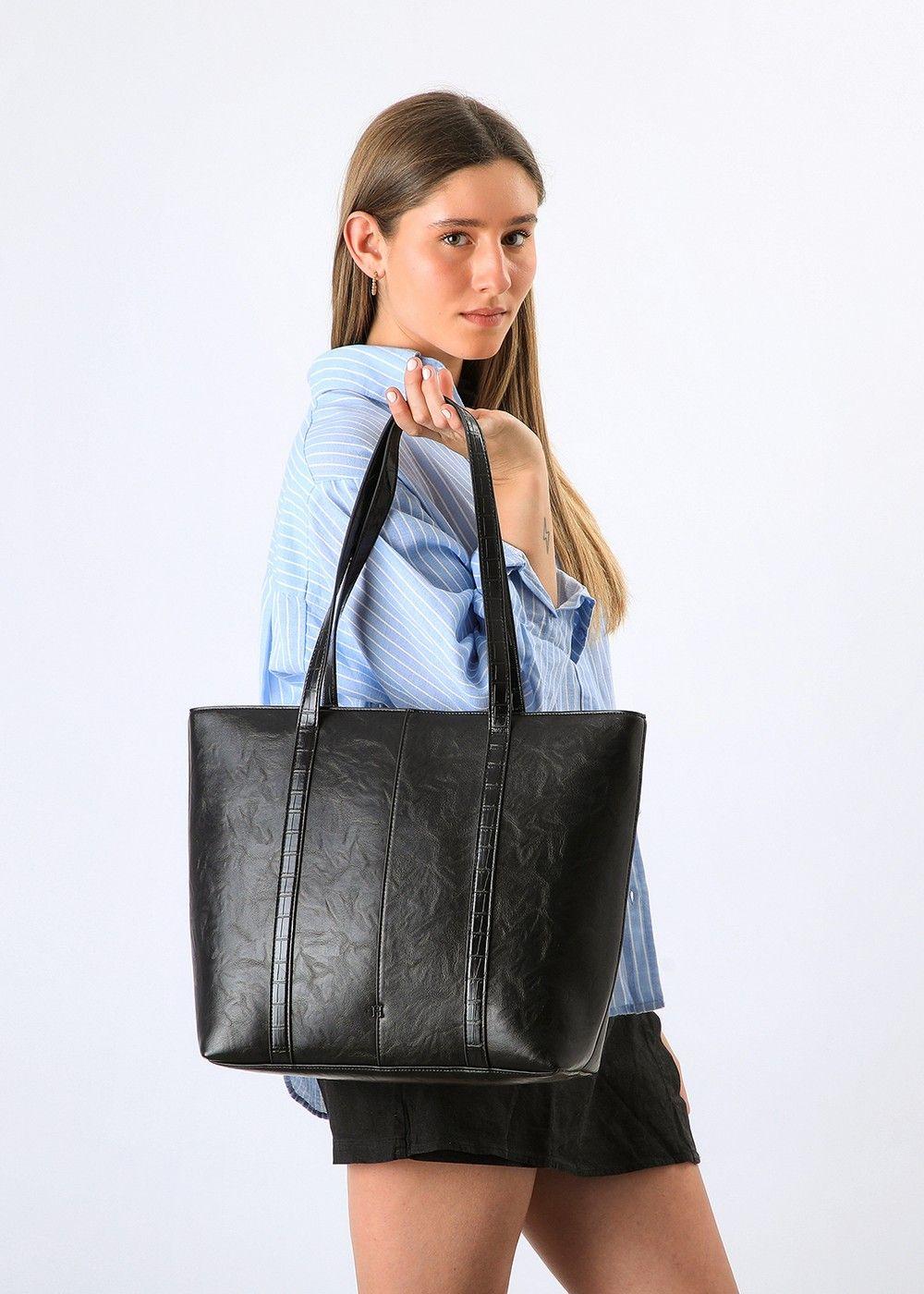 Cartera Tote Meli Black Humana-4
