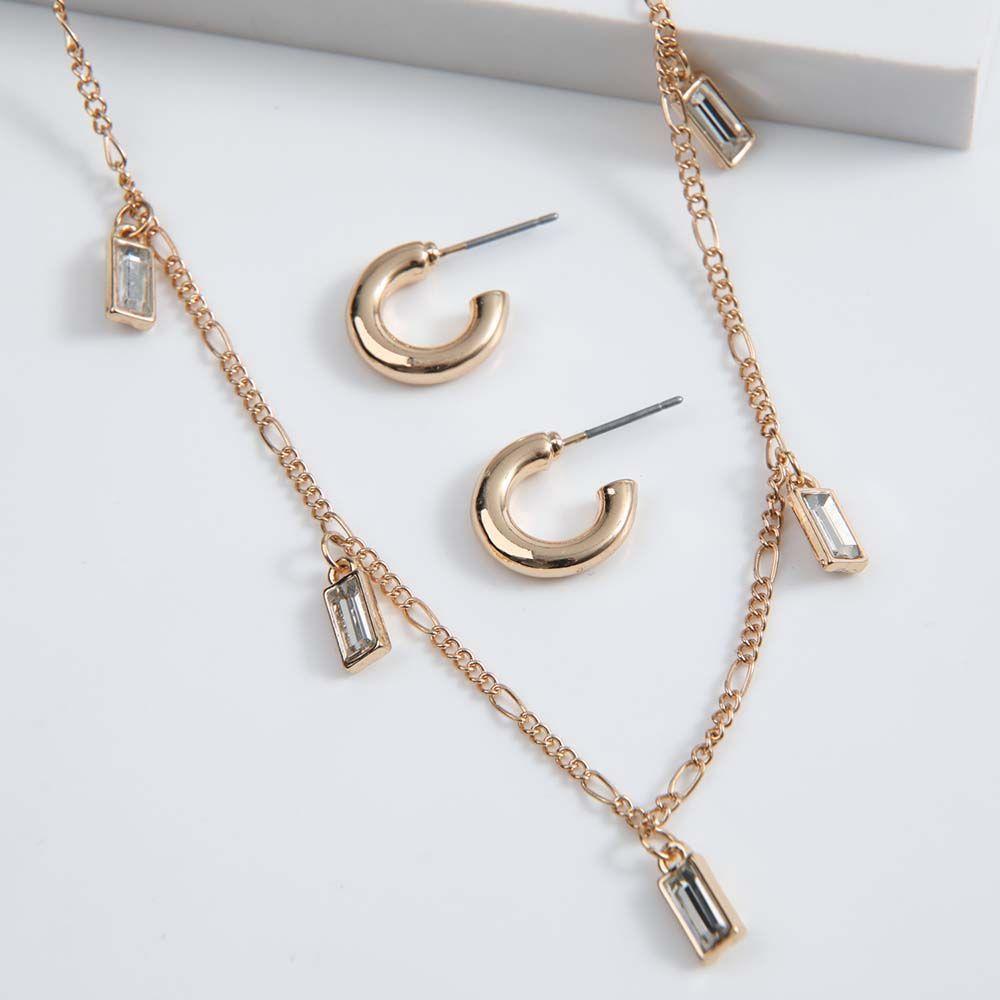 Collar + Aro Castellón Dorado. Humana-0