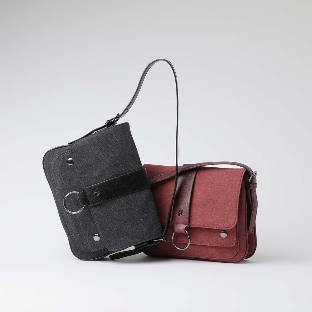 Cartera Hombro Scholz Gris Humana-1