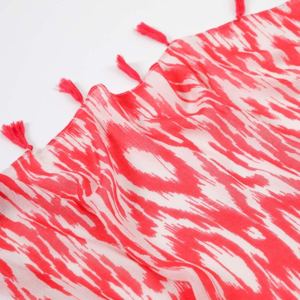 Pañuelo Estampado Girasol Rojo Humana-1