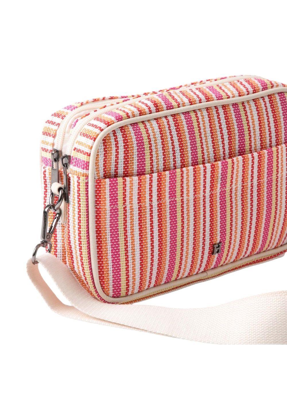 Cartera Bandolera Dilar Tejida Rosa Humana-3