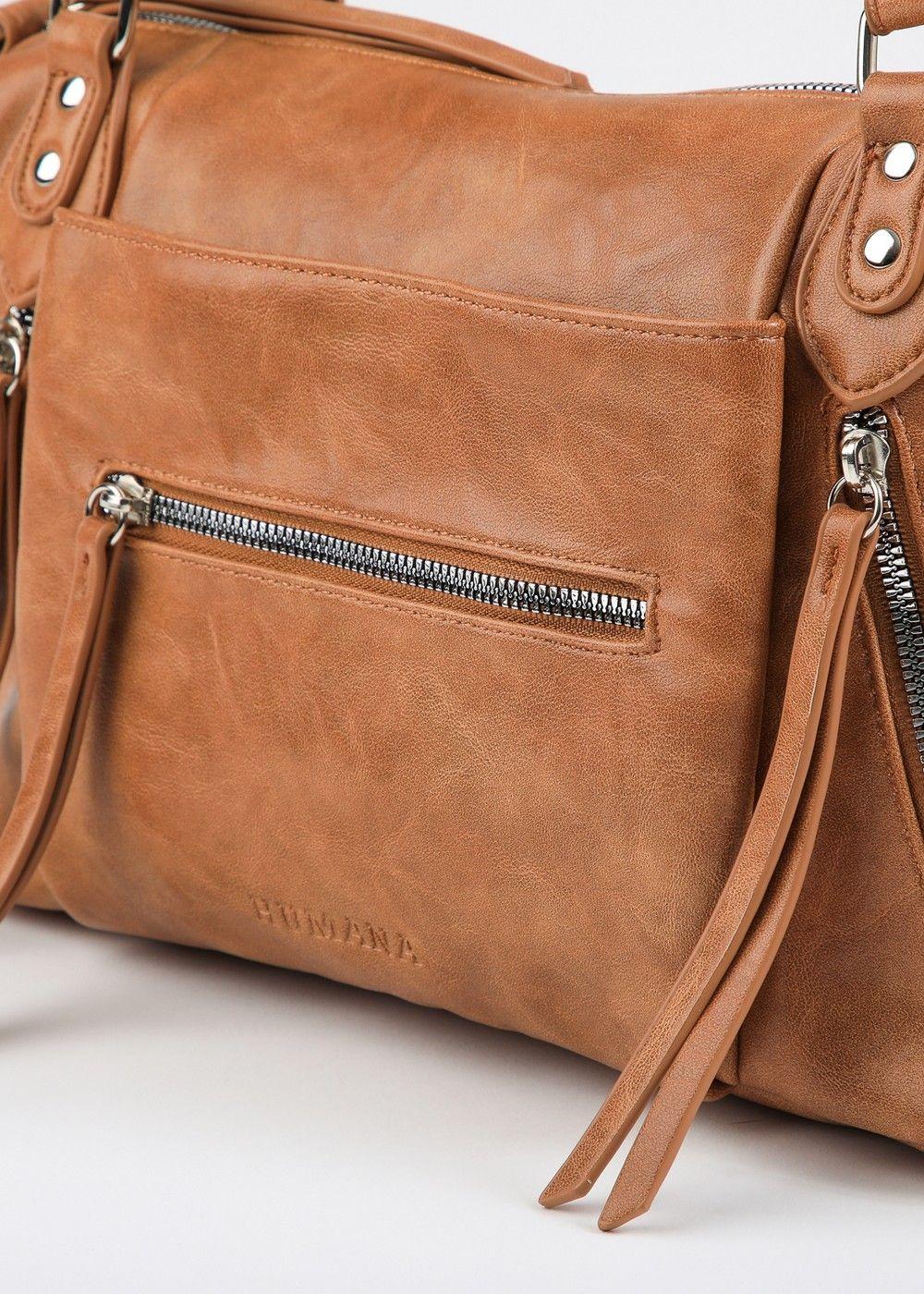 Cartera Cruzada Mini Vittoria Camel Humana-2