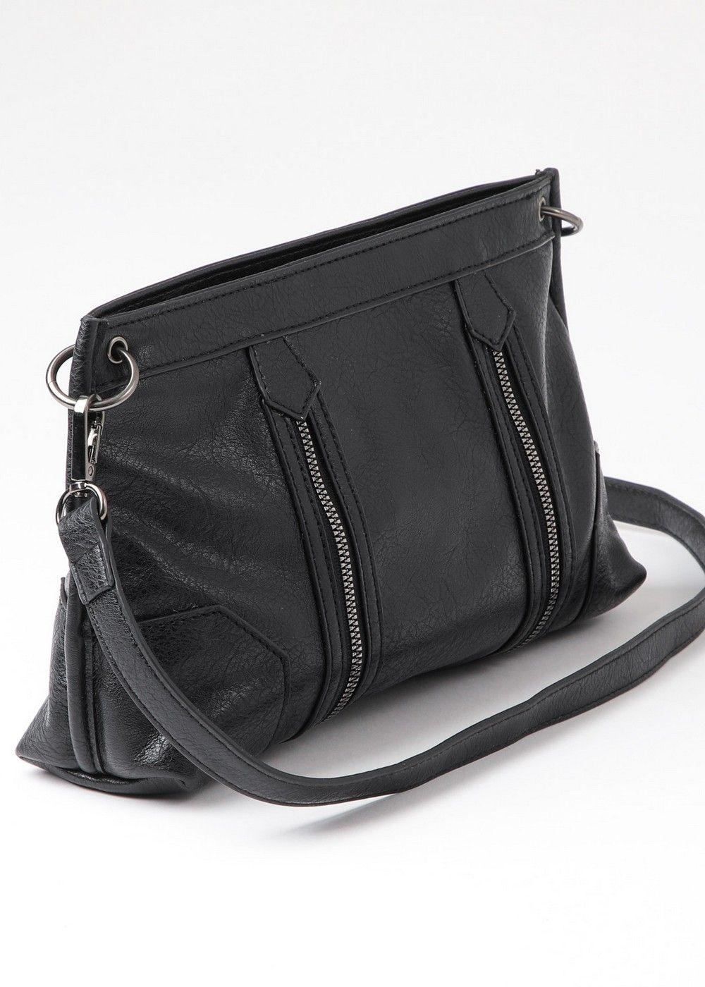 Cartera Cruzada Ceci Negro Humana-2