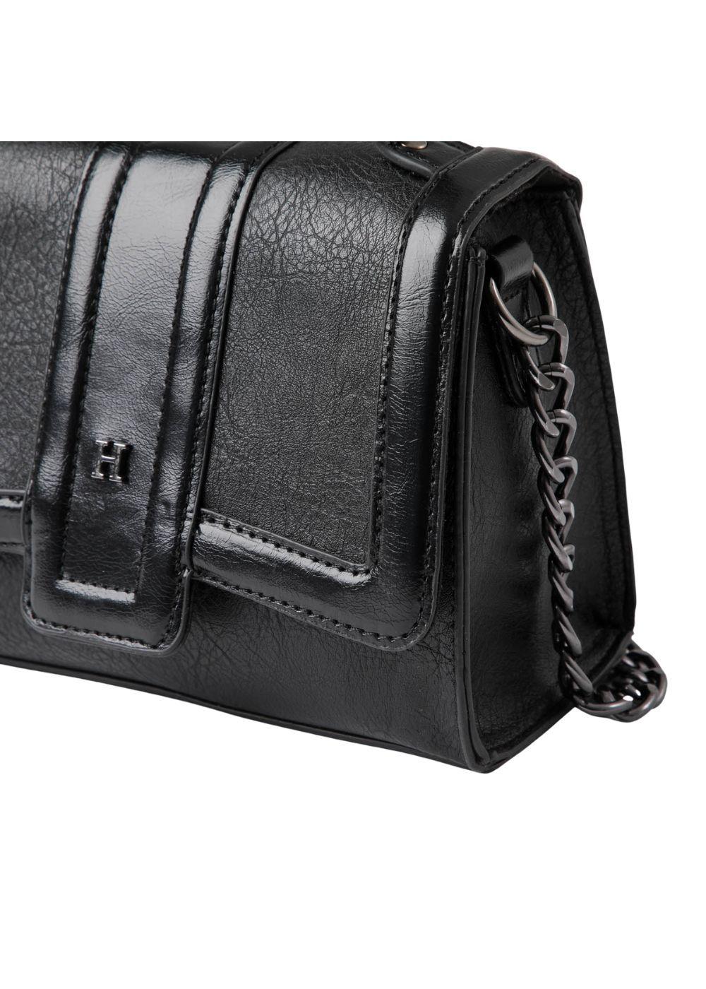 Cartera Bandolera Celia Ecocuero Negro Humana-3
