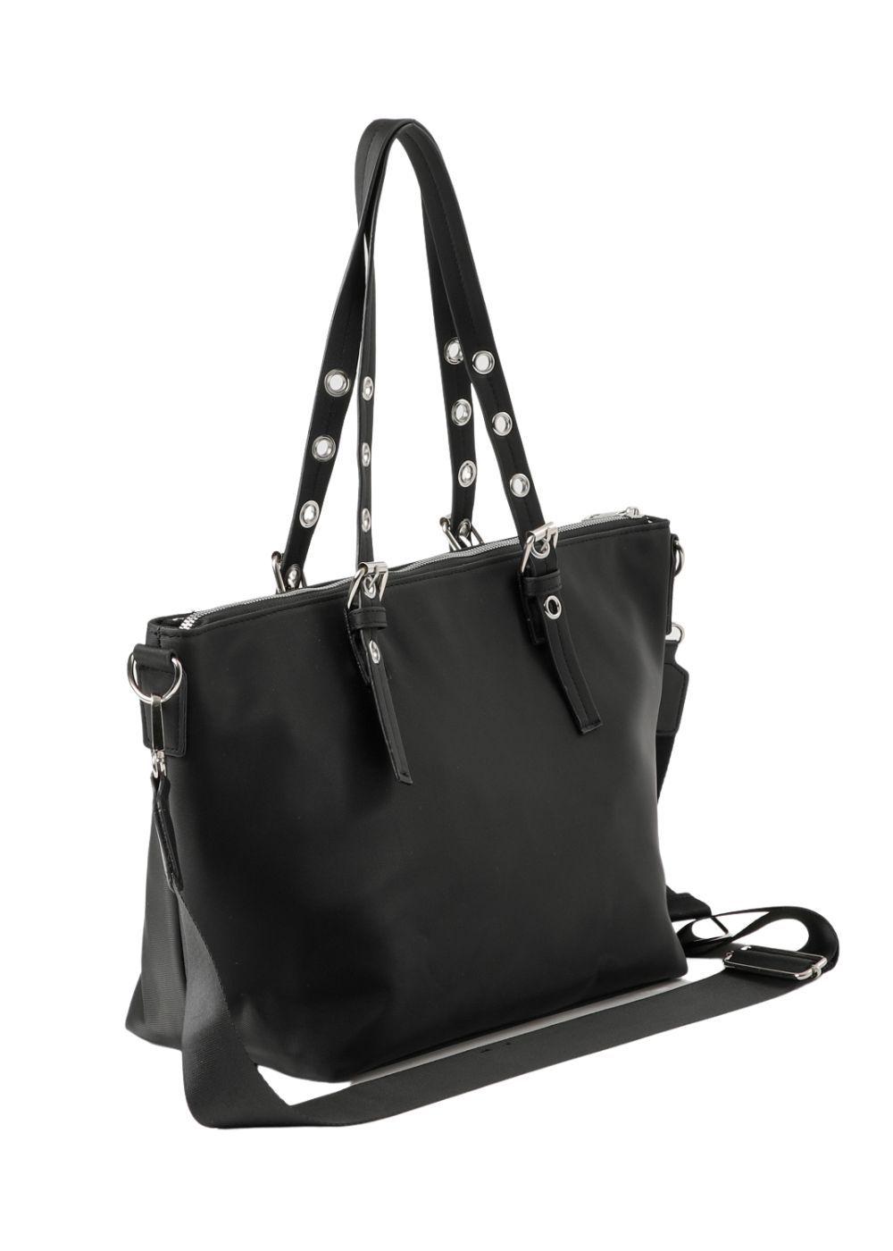 Cartera Hombro Delfos Negra Humana-1