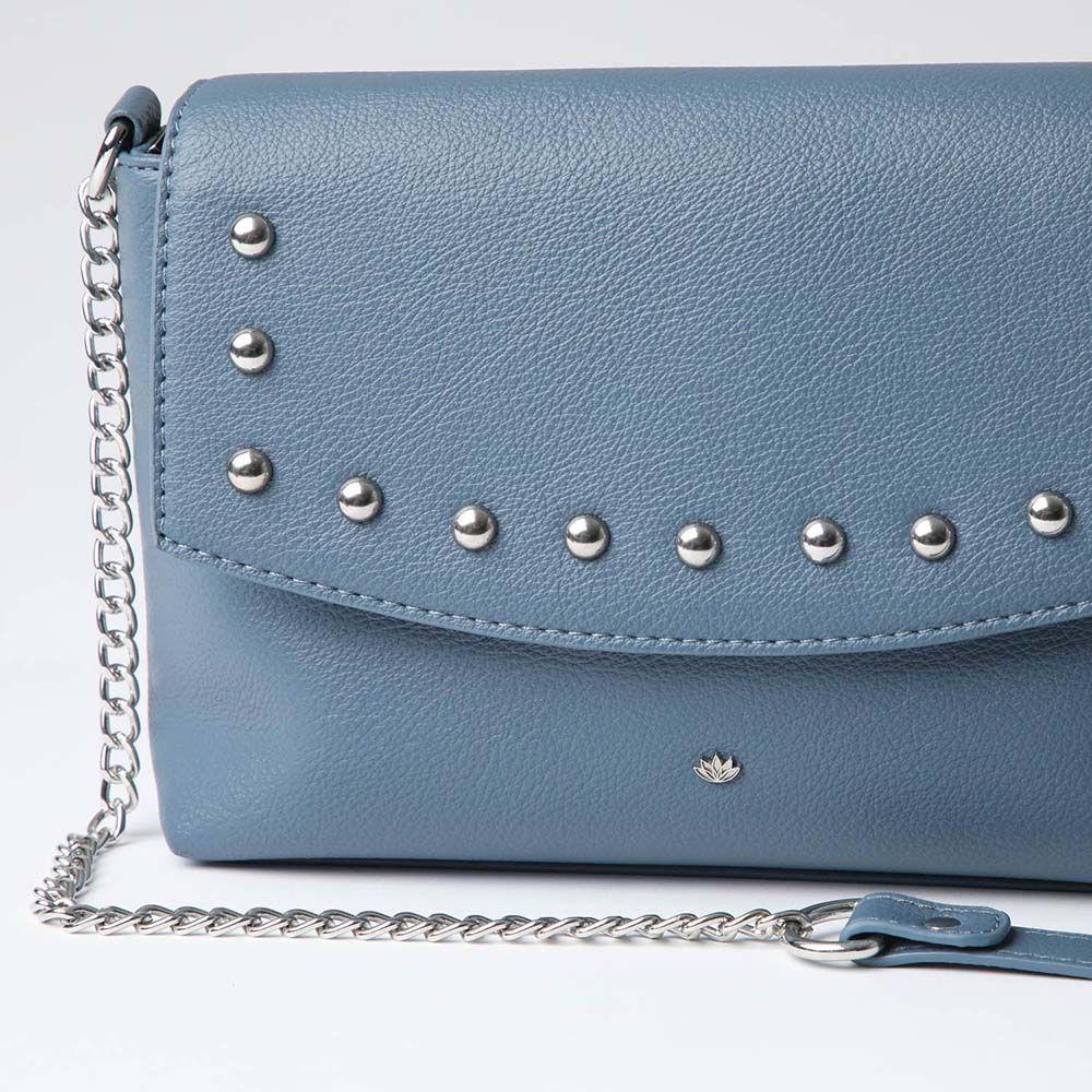 Cartera Cruzada Hipica Azul i-D-1
