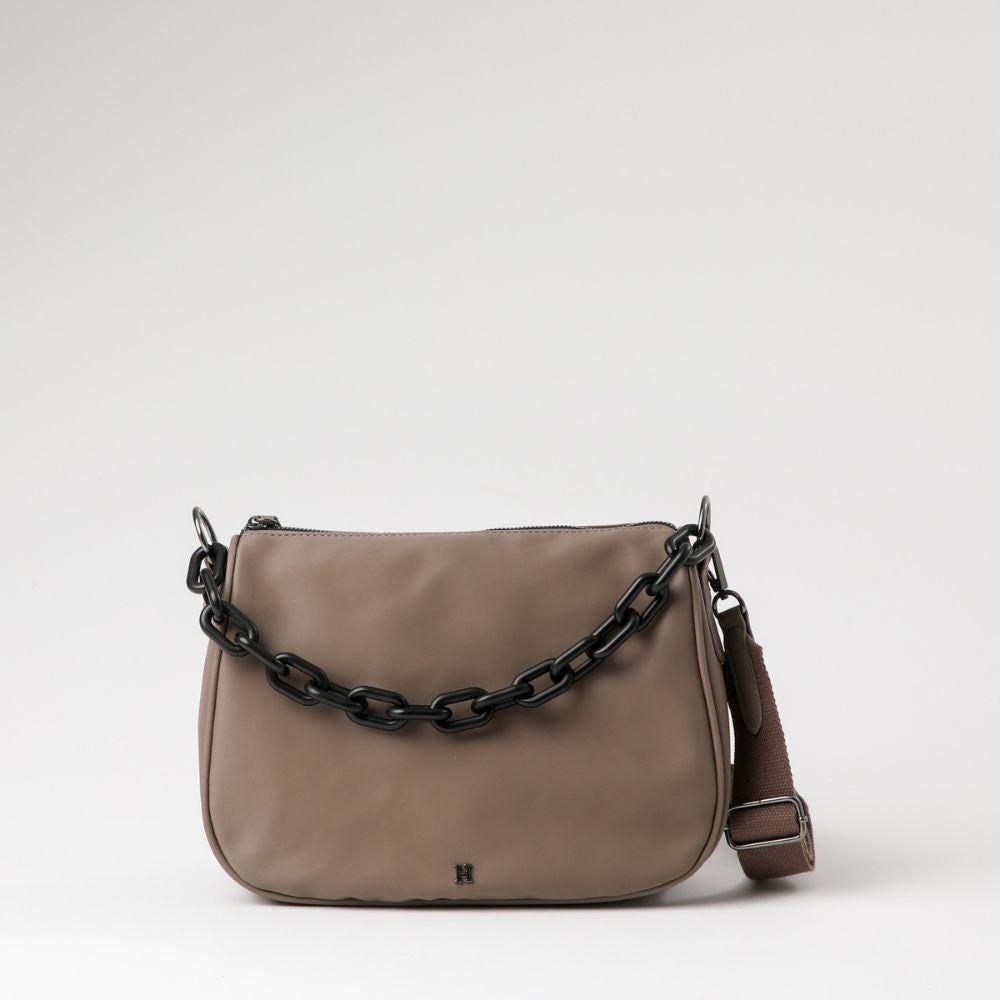Cartera Cruzada Alcira Taupe Humana-0
