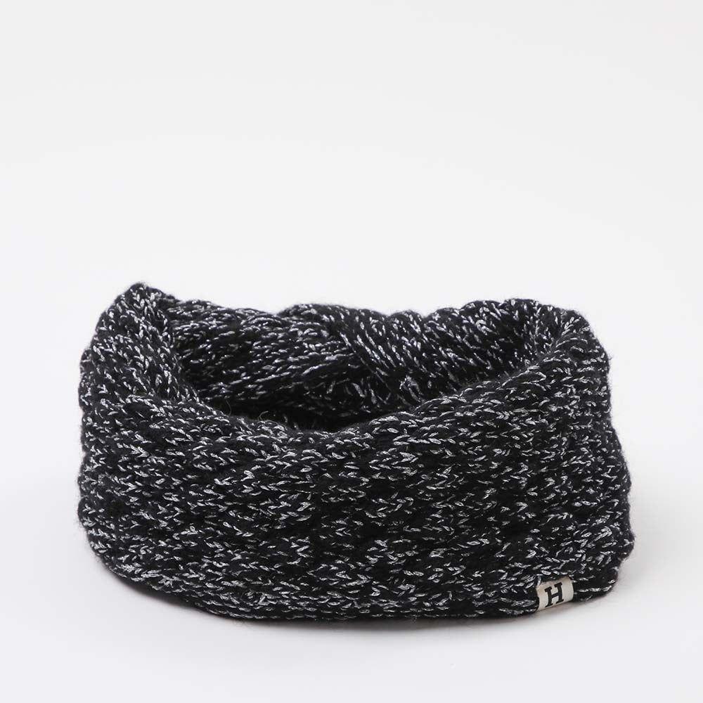 Cuello Lurex Negro Humana-0