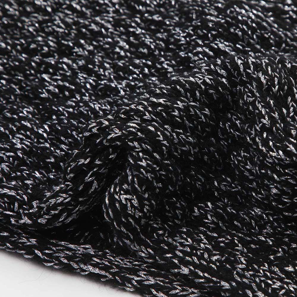 Cuello Lurex Negro Humana-1