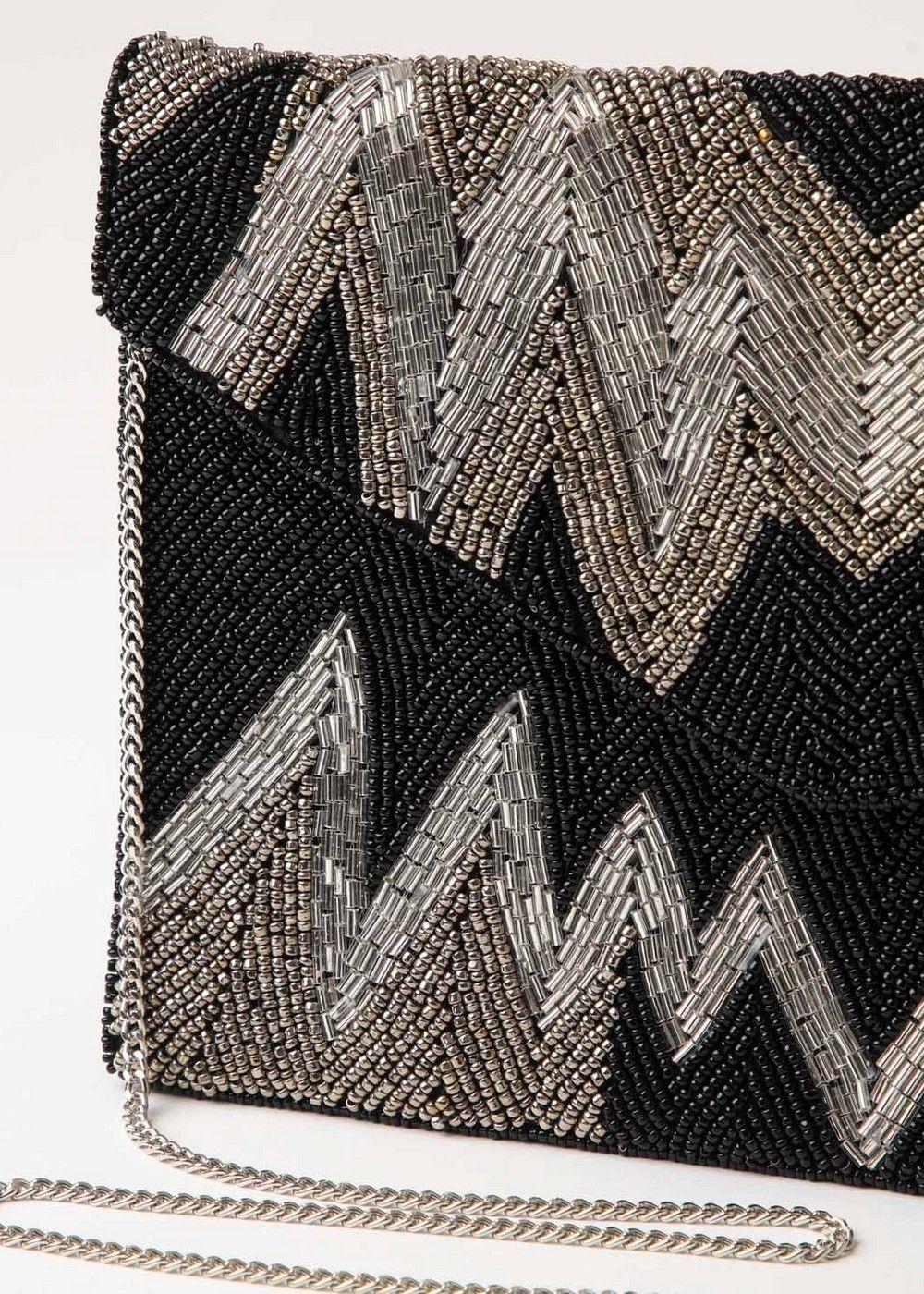 Cartera Clutch Ema Negro Humana-2