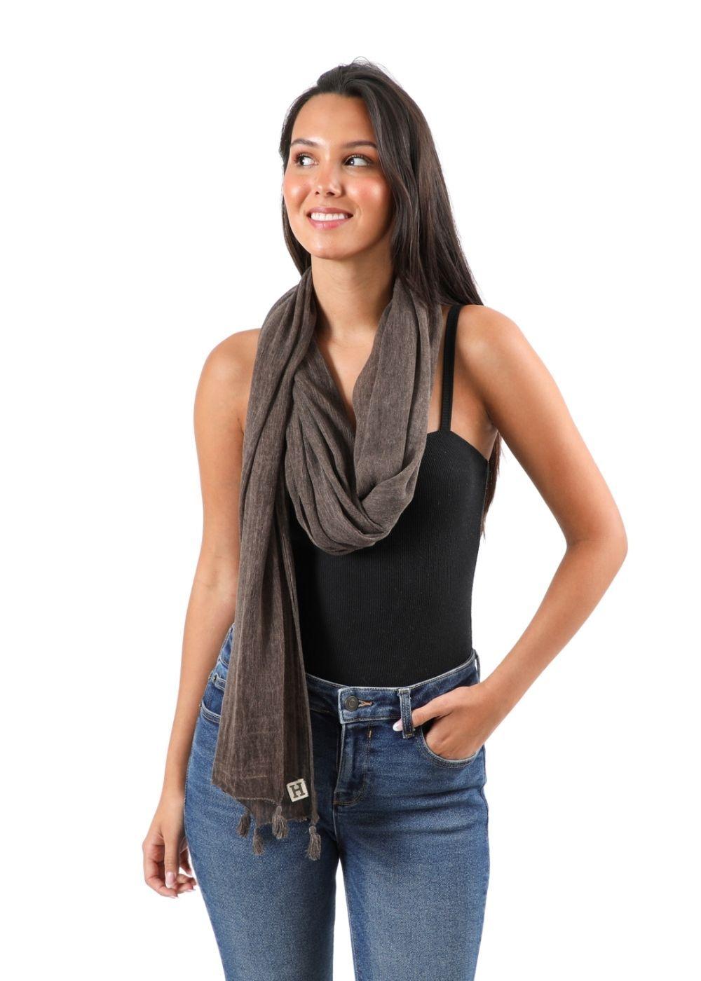 Pañuelo Liso Eudora Beige Humana-2