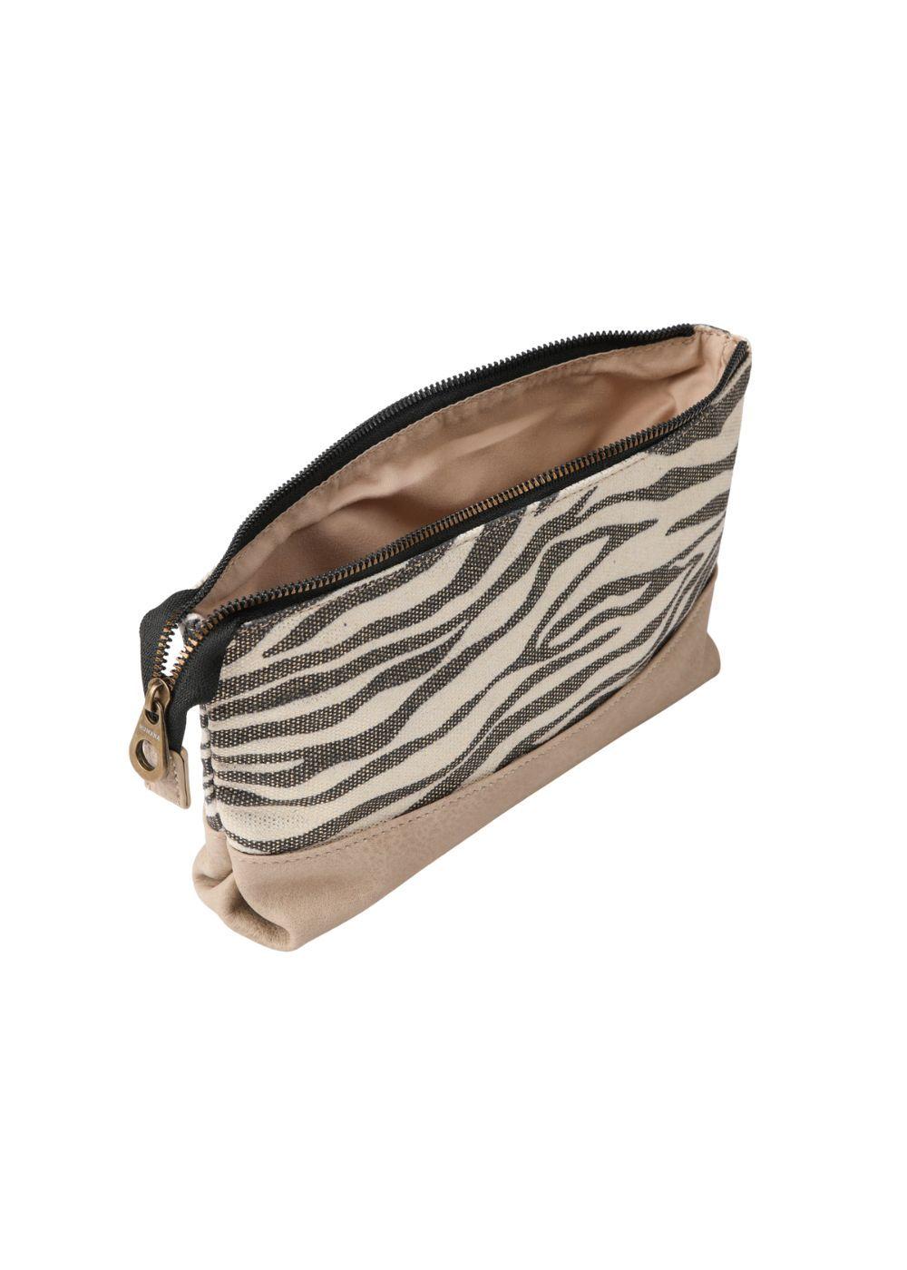 Estuche Jana Canvas Zebra Beige Humana-2