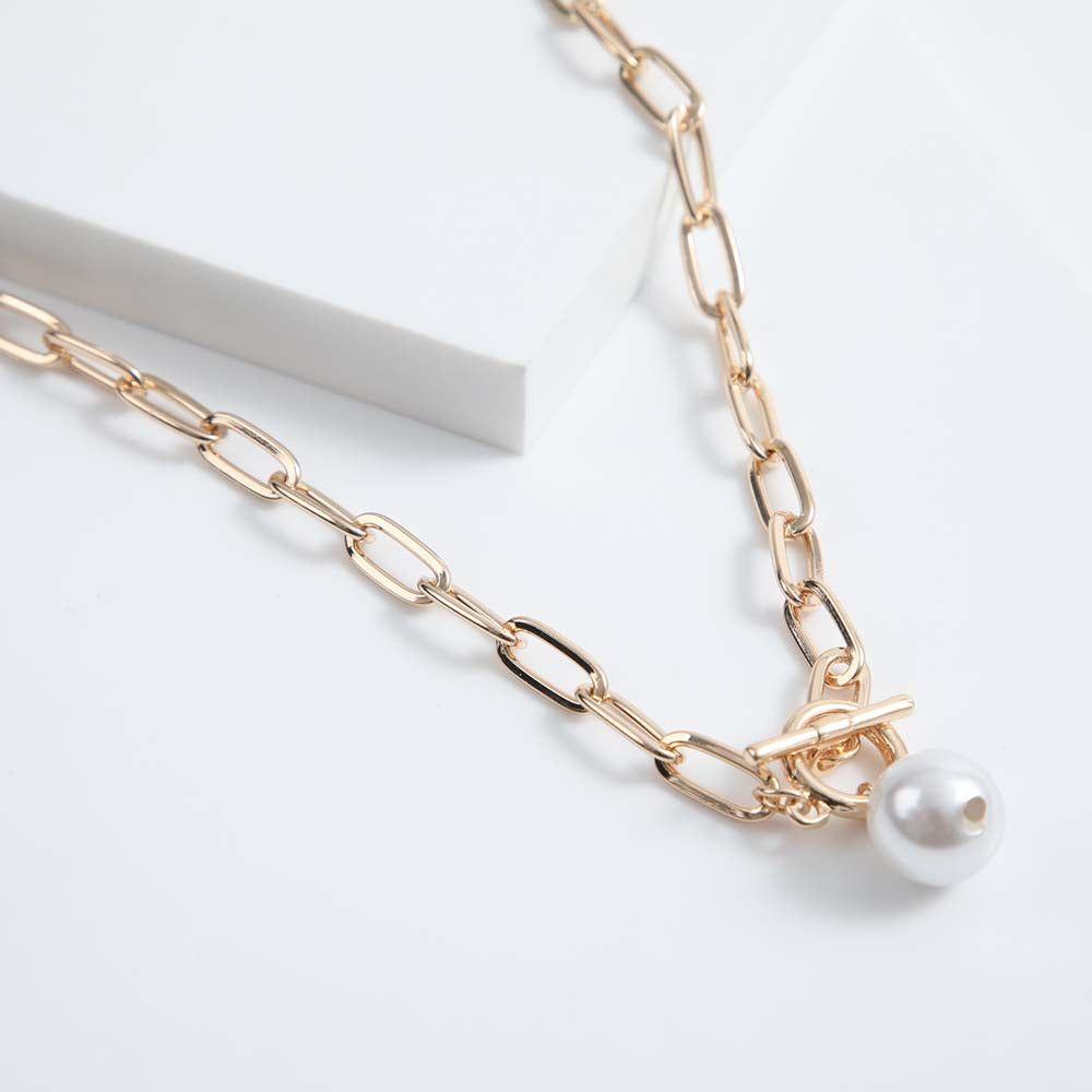 Collar Corto Coquille Dorado i-D-0