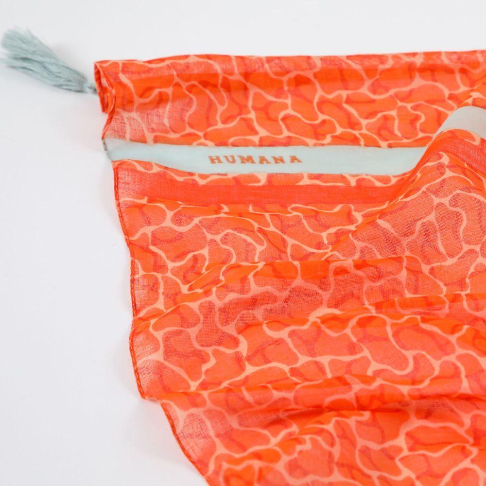Pañuelo Estampado Alamo Naranjo Humana-1