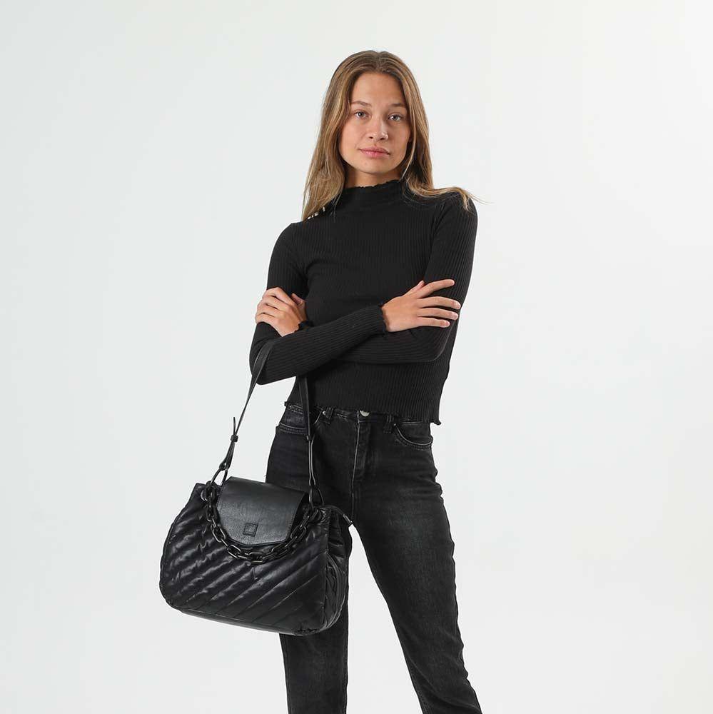 Cartera Hombro Domenica Negro i-D-3