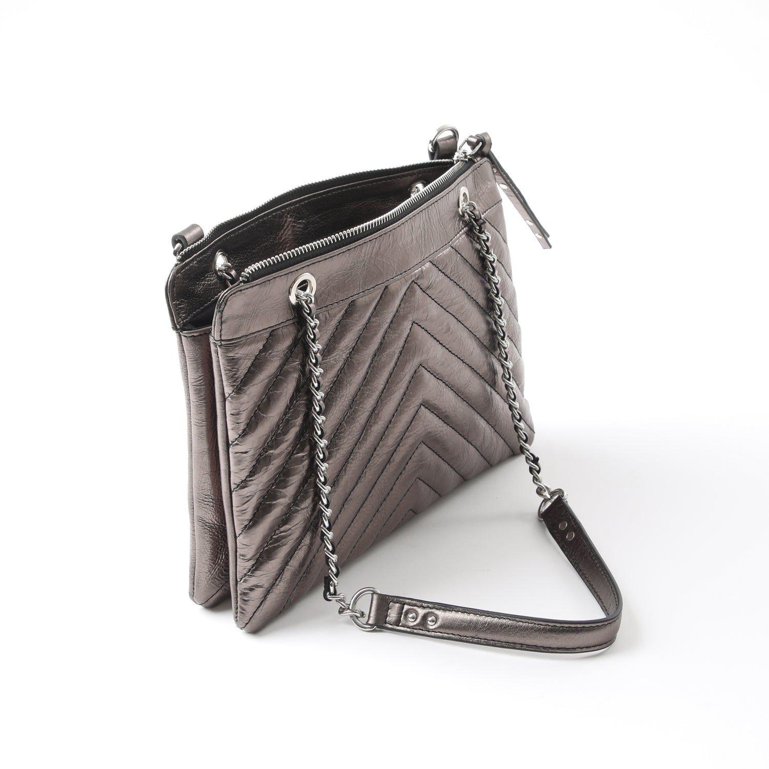 Cartera Cuero Cruzada Roma Gun-2