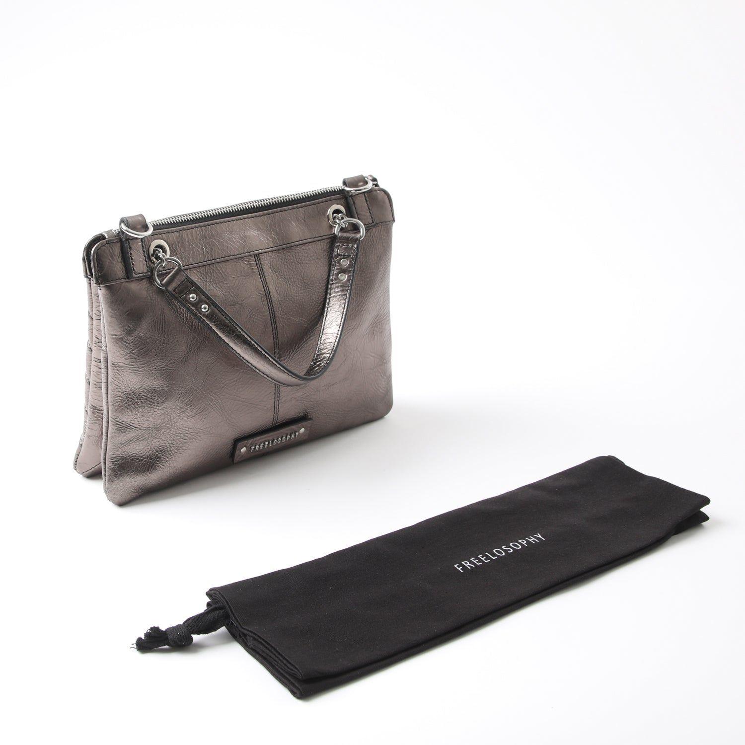 Cartera Cuero Cruzada Roma Gun-5