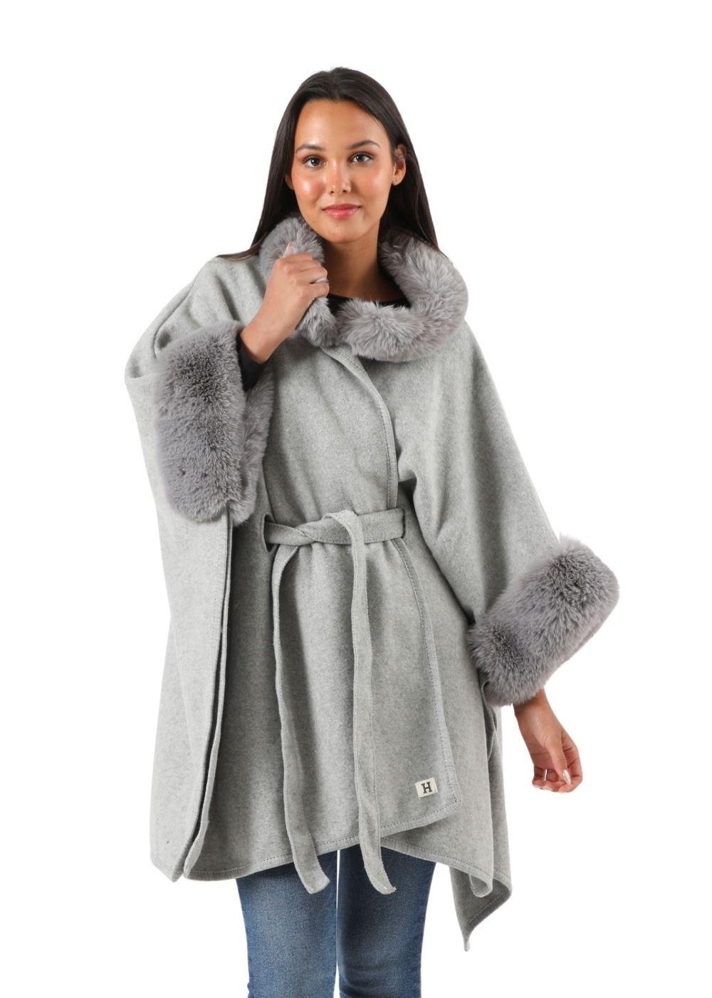 Poncho Mirna Gris Humana-0