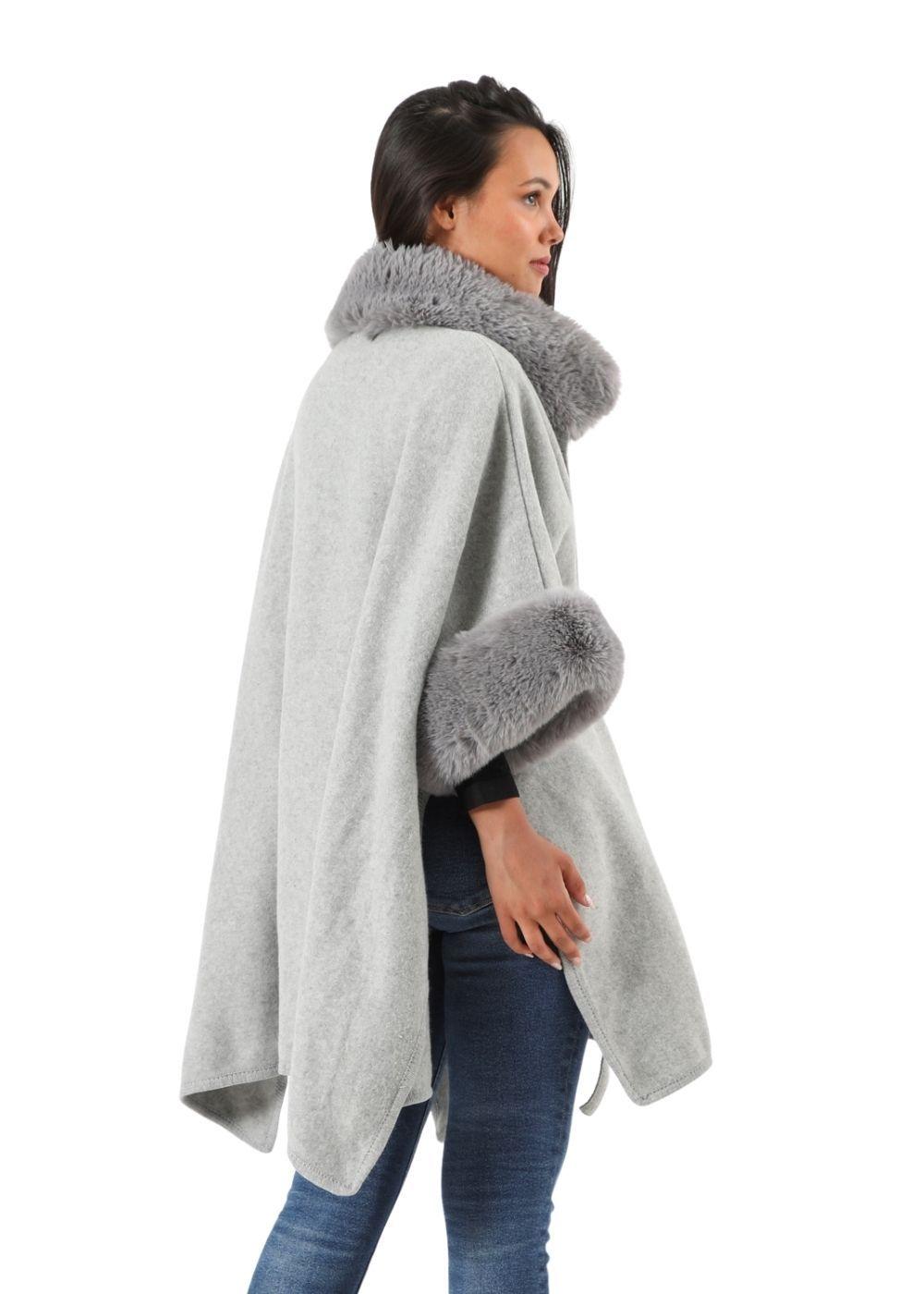 Poncho Mirna Gris Humana-1