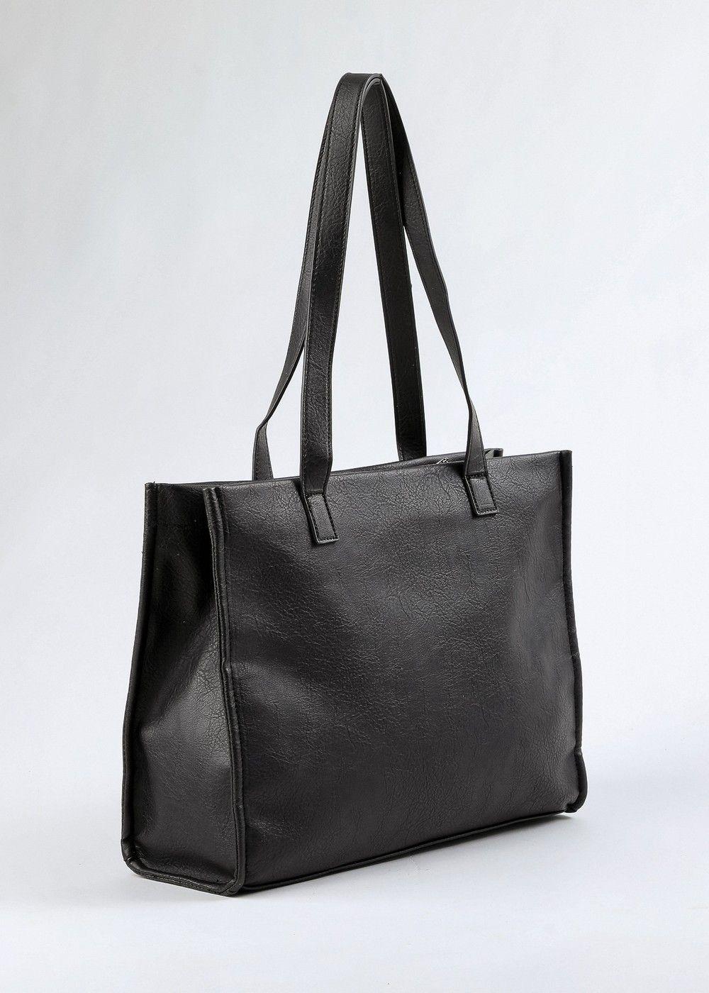 Cartera Tote Sara Black Humana-2