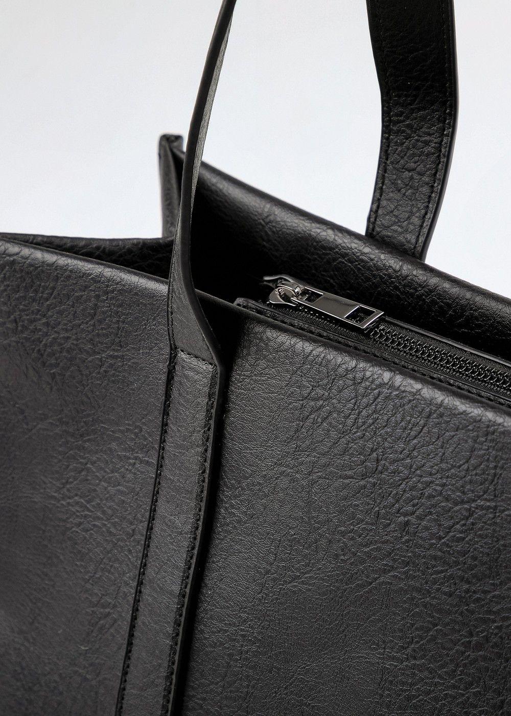 Cartera Tote Sara Black Humana-3