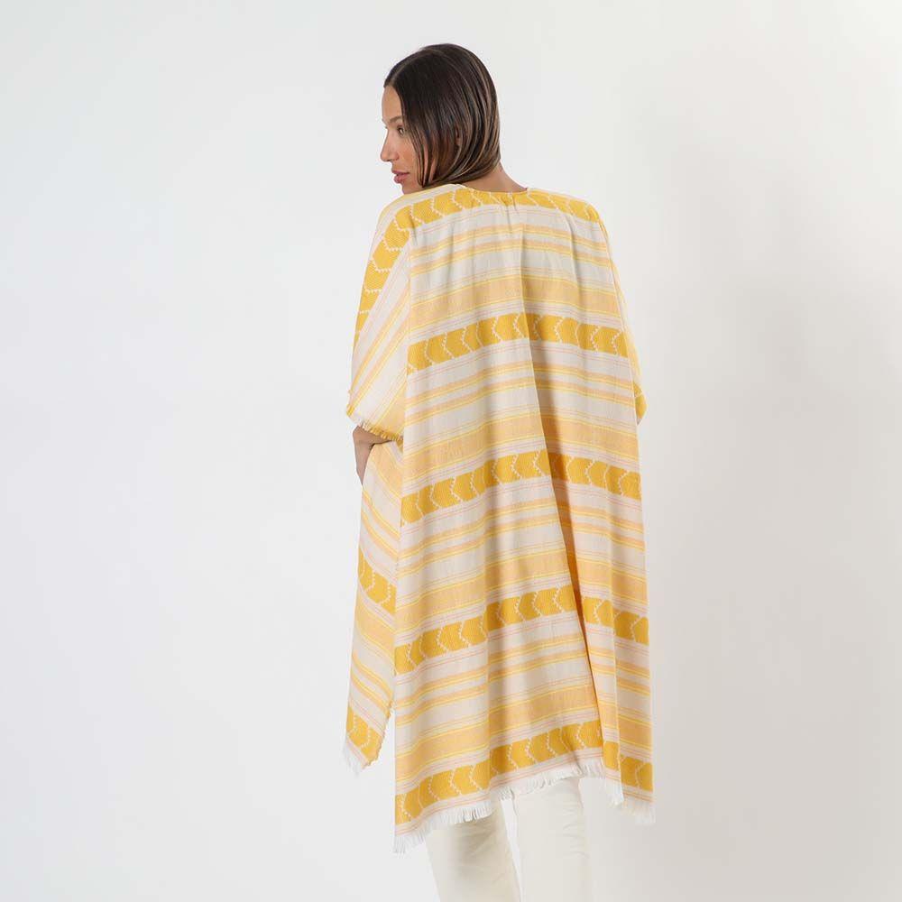 Kimono Vainilla Amarillo Humana-2