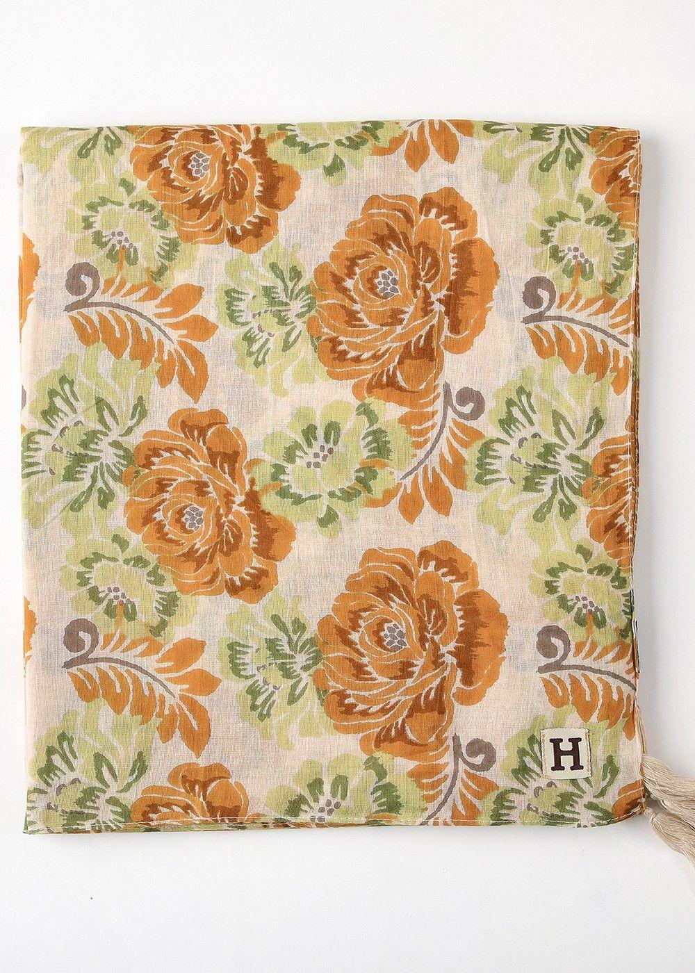 Pañuelo Estampado Dylan Beige Humana-0