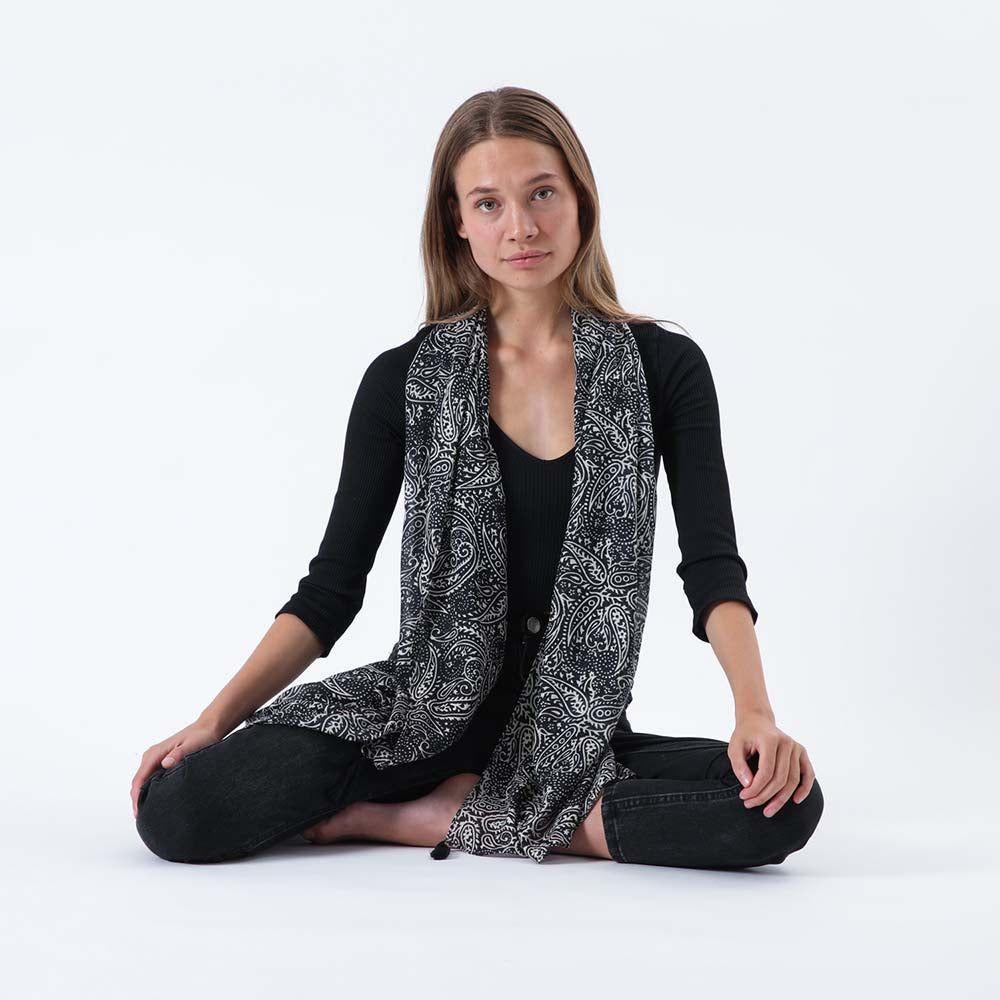 Pañuelo Estampado Lack Negro i-D-1