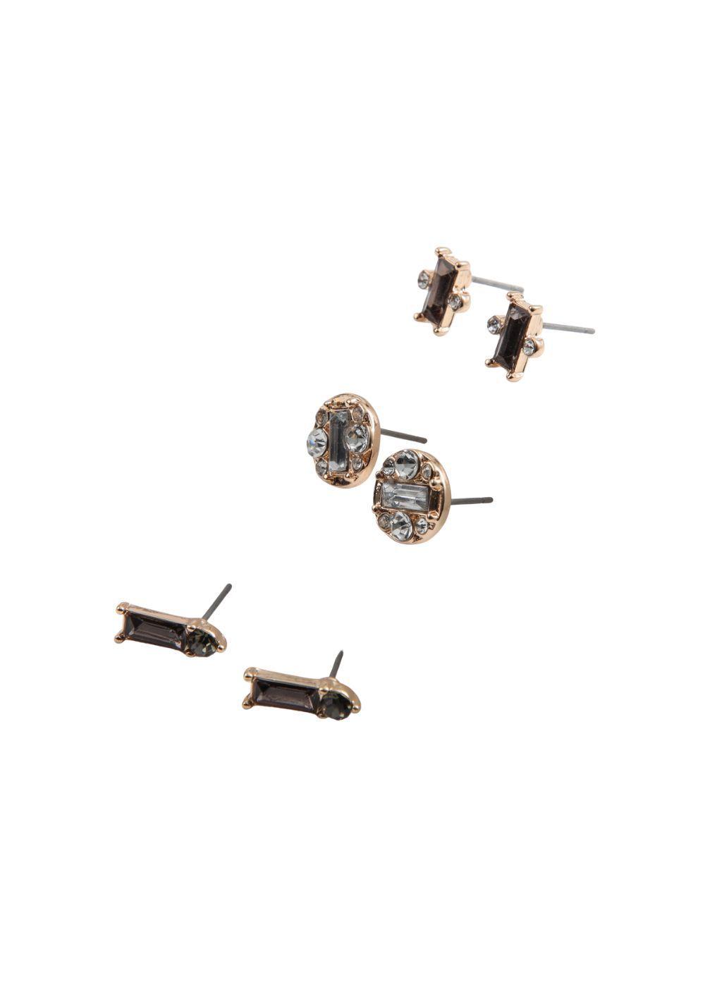 Set de 3 aros Aria circones dorado ID-0
