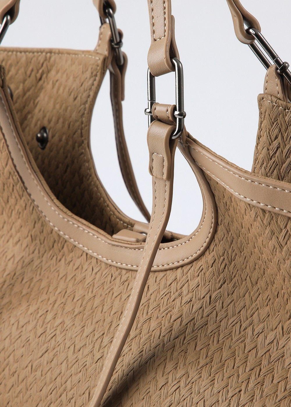 Cartera Tote Alana Beige Humana-2