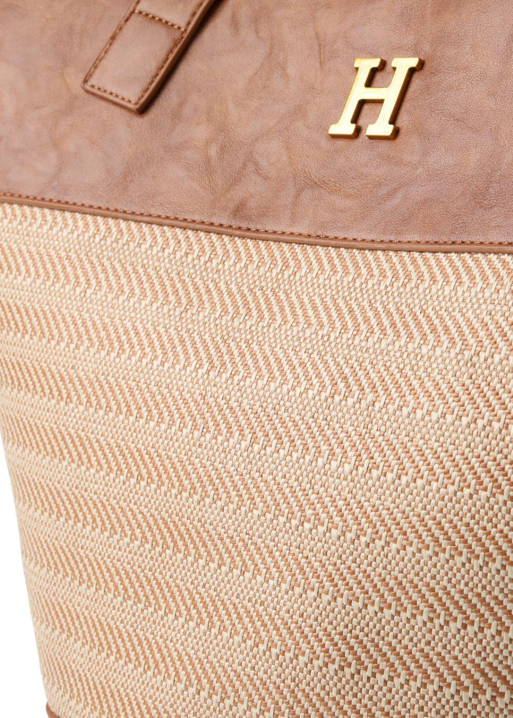 Cartera Tote Ecocuero Boo Camel Humana-3