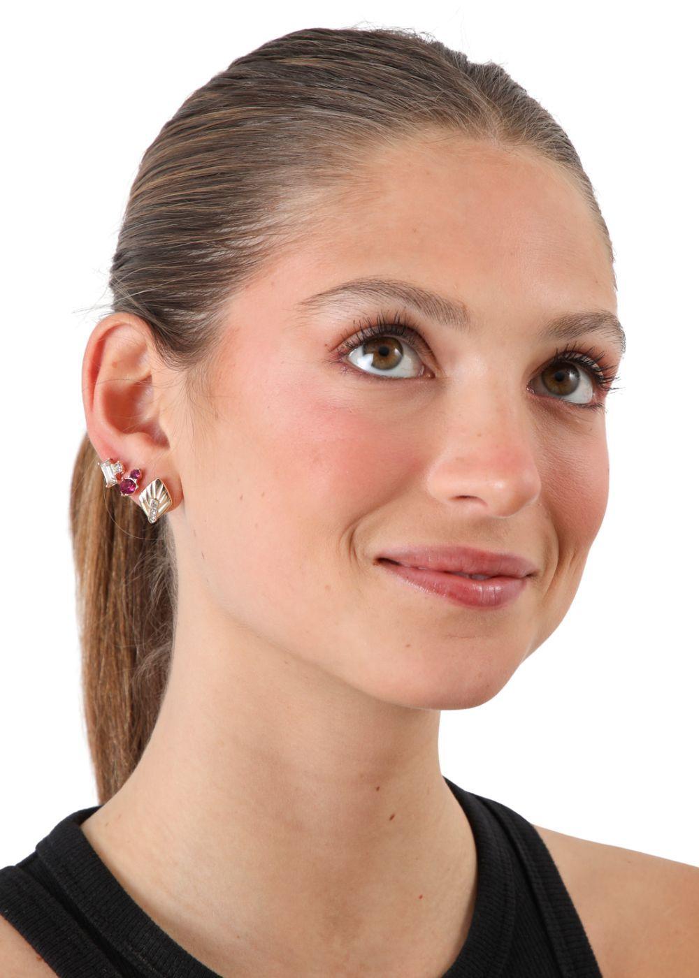 Set de 4 aros Zaria Dorado ID-1