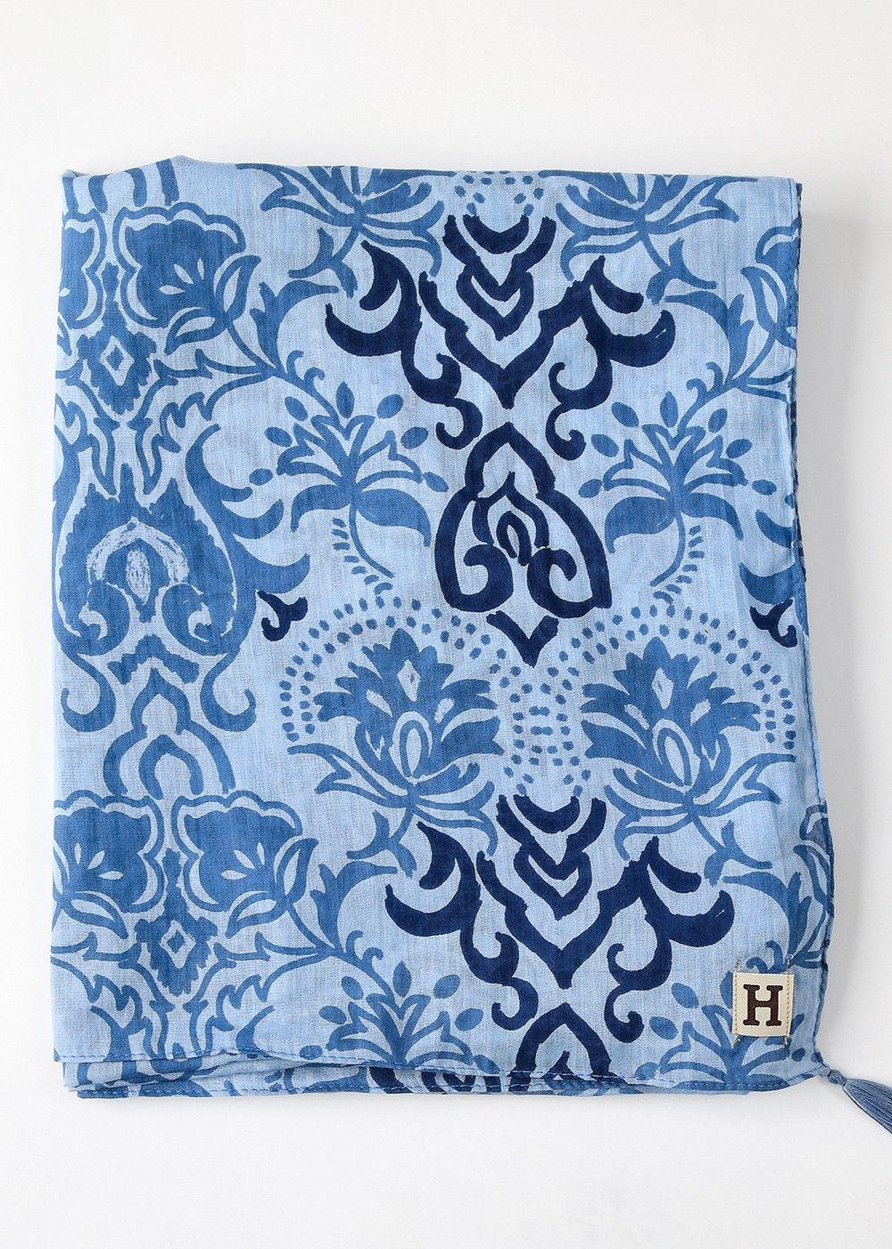 Pañuelo Estampado Cody Azul Humana-0