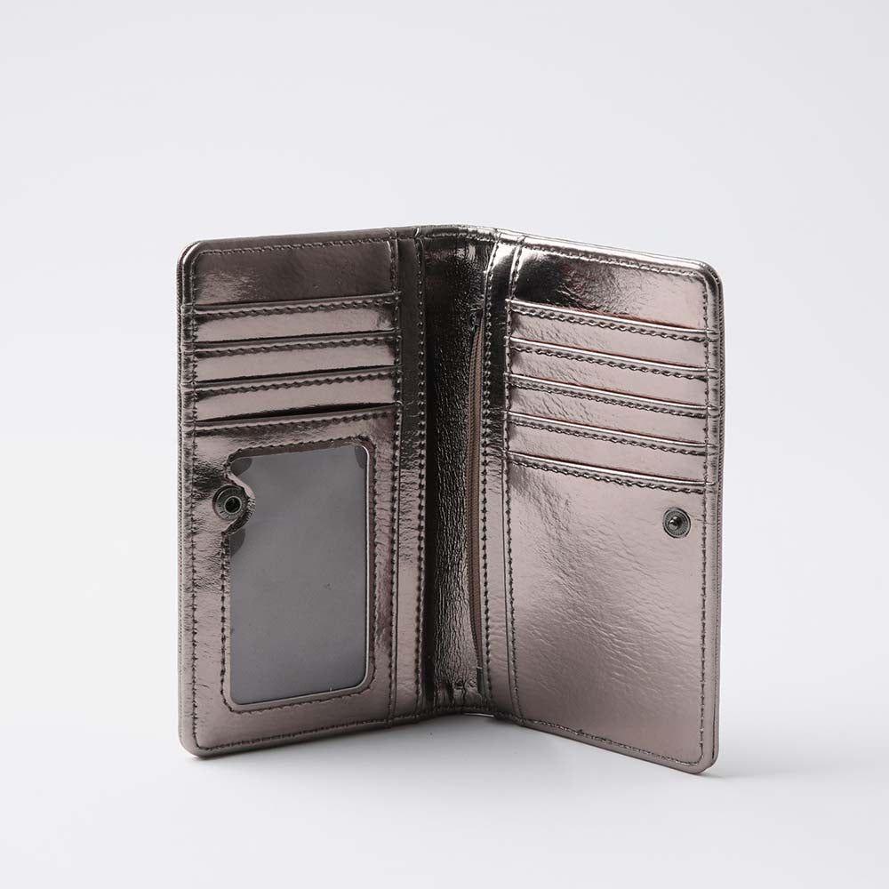 Billetera Pequeña Marsala Plateado Humana-1