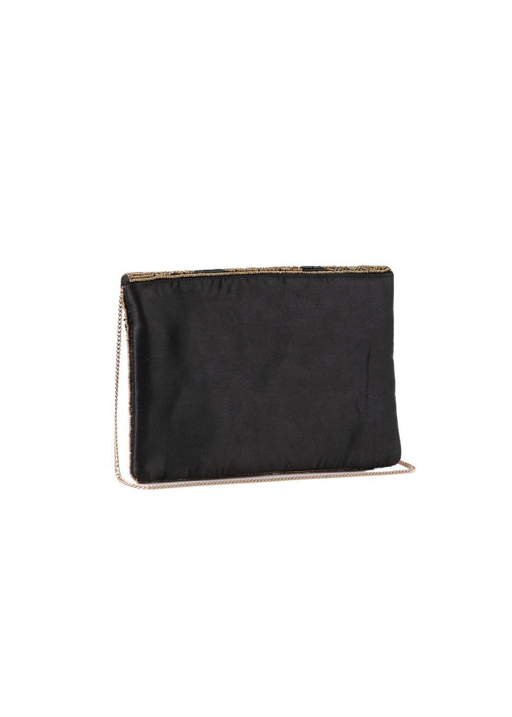 Cartera De Fiesta Mostacilla Flores Humana-2