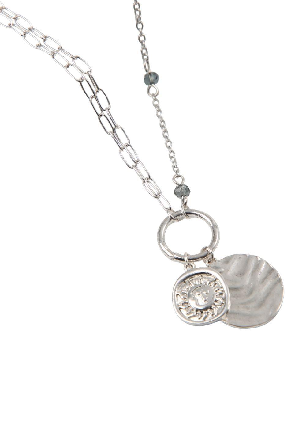 Collar Corto Buka Plateado Humana-0