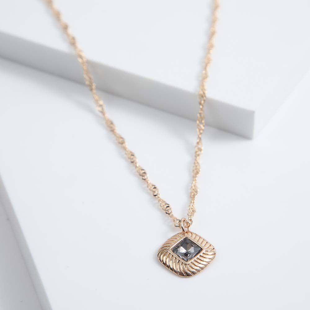Collar Corto Gobi Dorado i-D-0