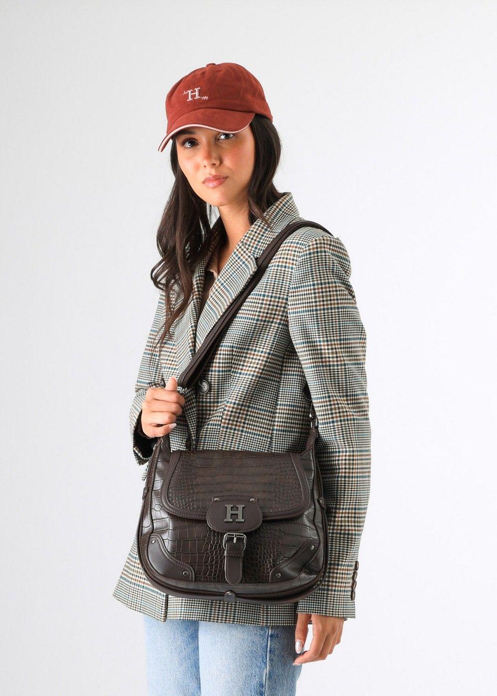 Cartera Bandolera Delfa Café Humana-5