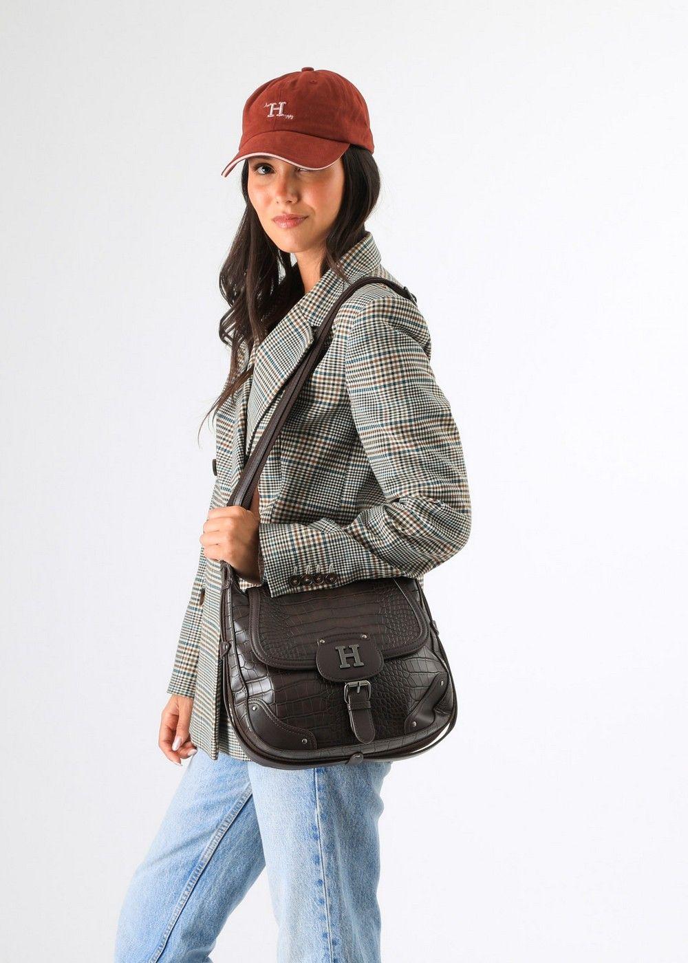 Cartera Bandolera Delfa Café Humana-2