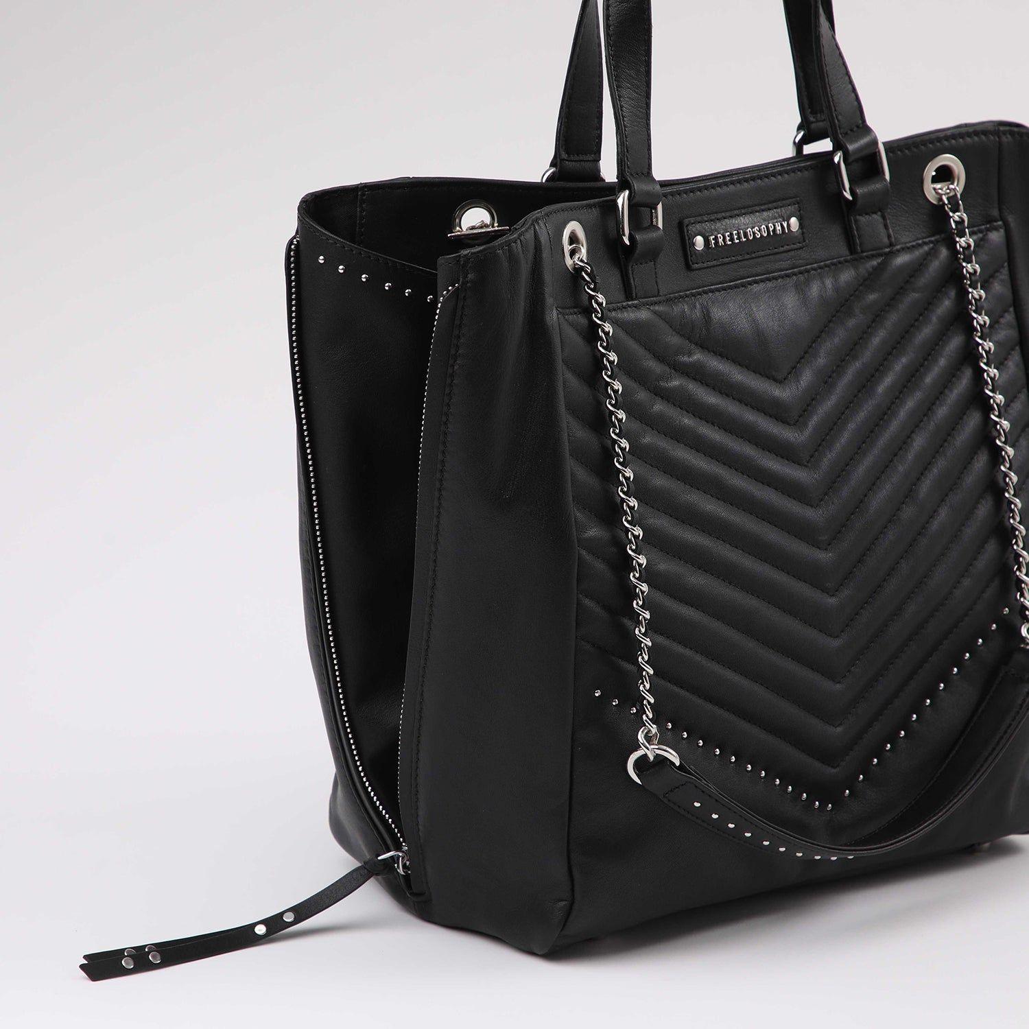 Cartera Cuero Hombro Praga Black-3