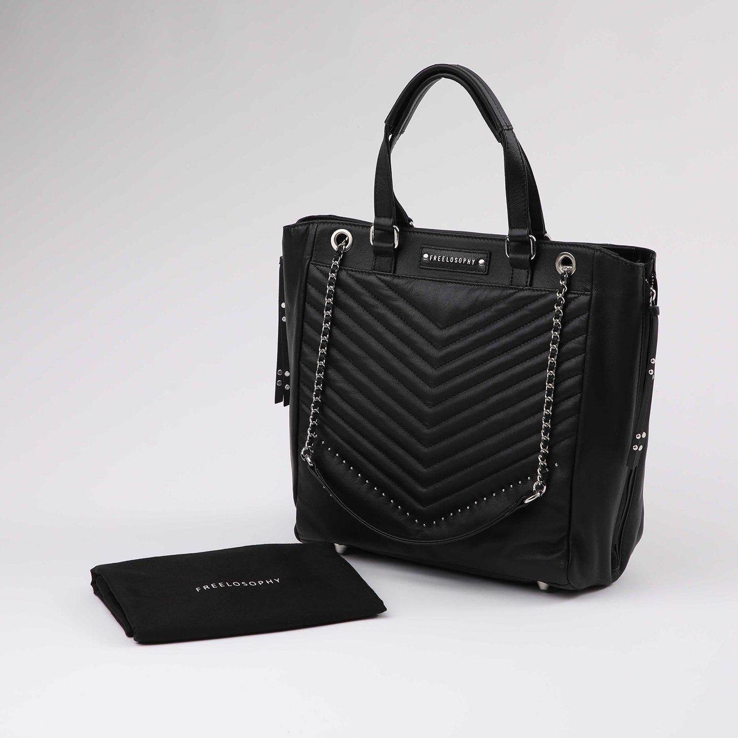 Cartera Cuero Hombro Praga Black-5