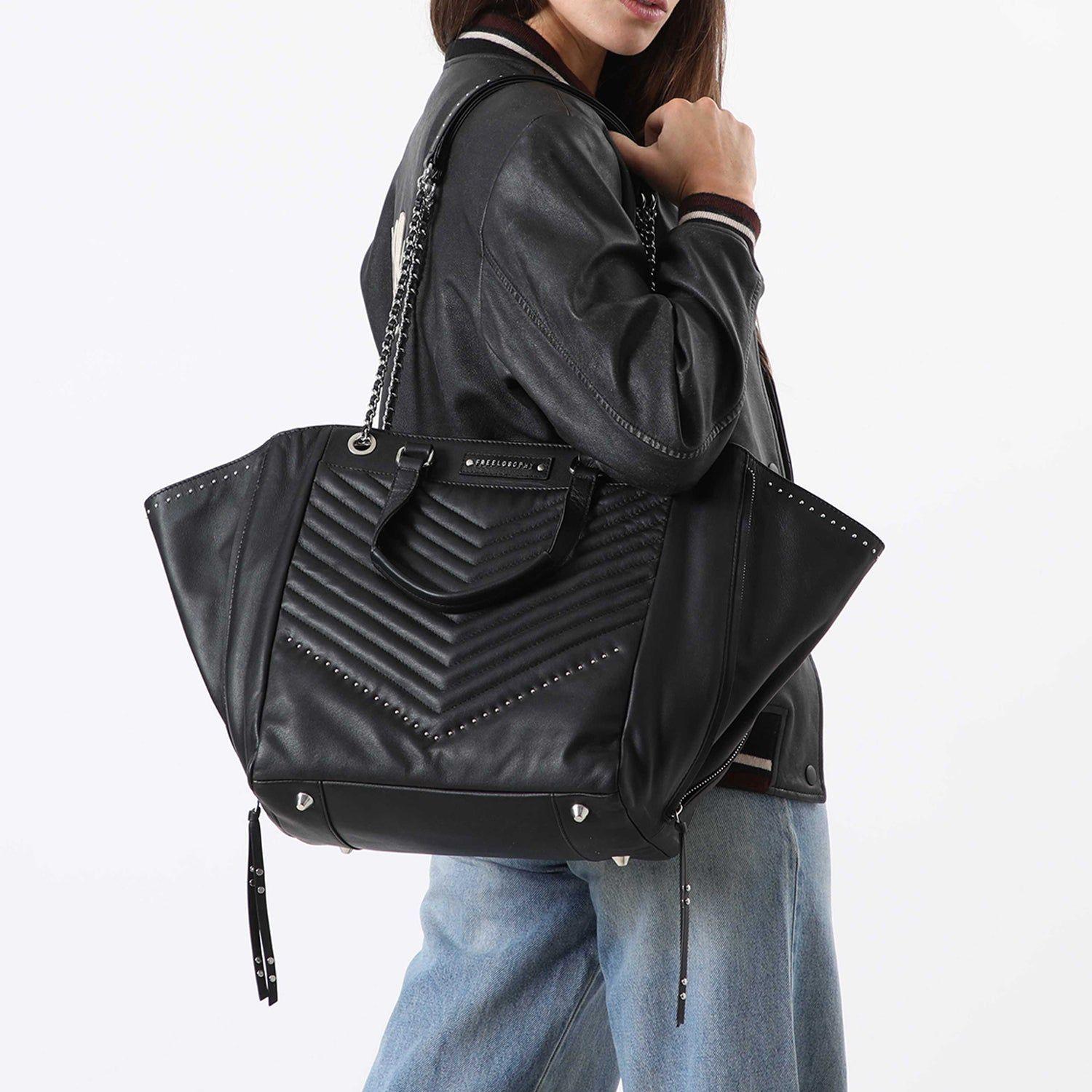 Cartera Cuero Hombro Praga Black-6